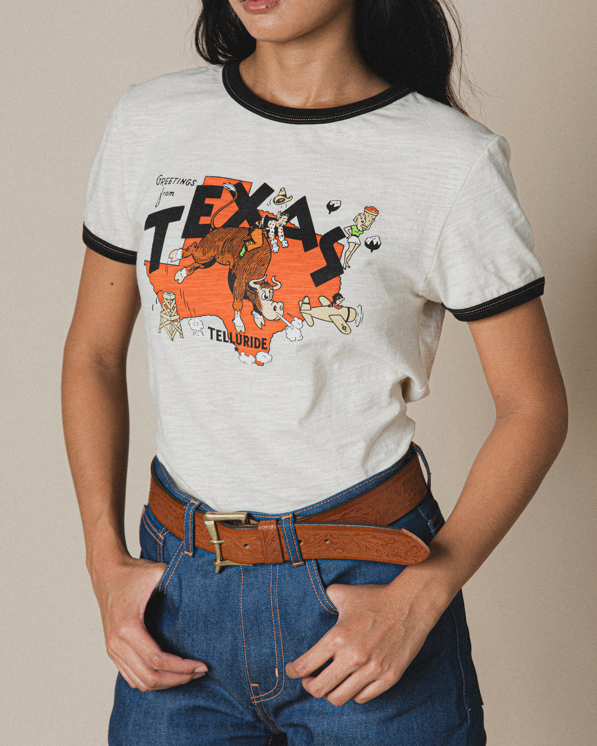 TELLURIDE BULL SHIRT TEE - BLACK