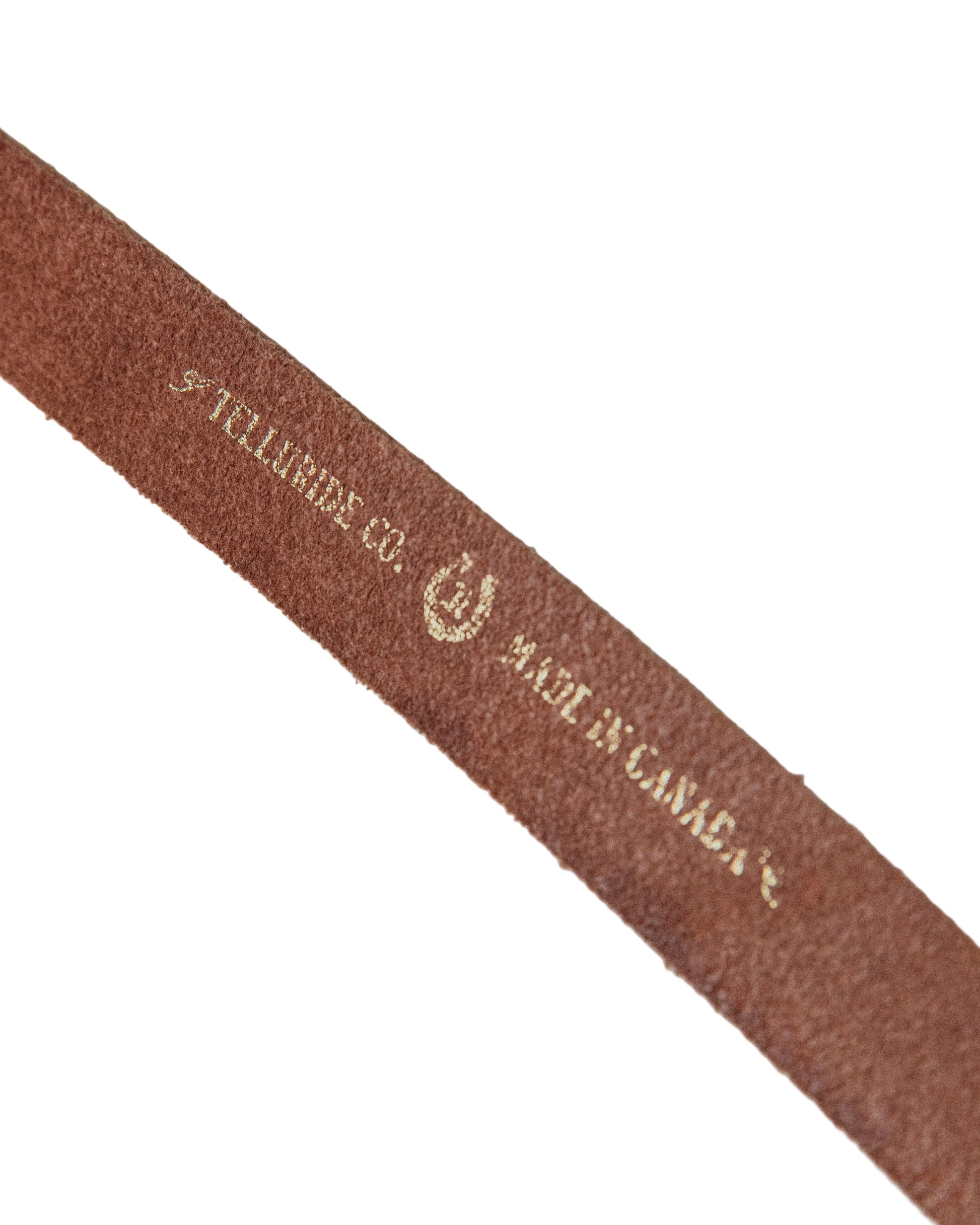 TELLURIDE SAINT DENIS WESTERN BELT 19MM - SADDLE