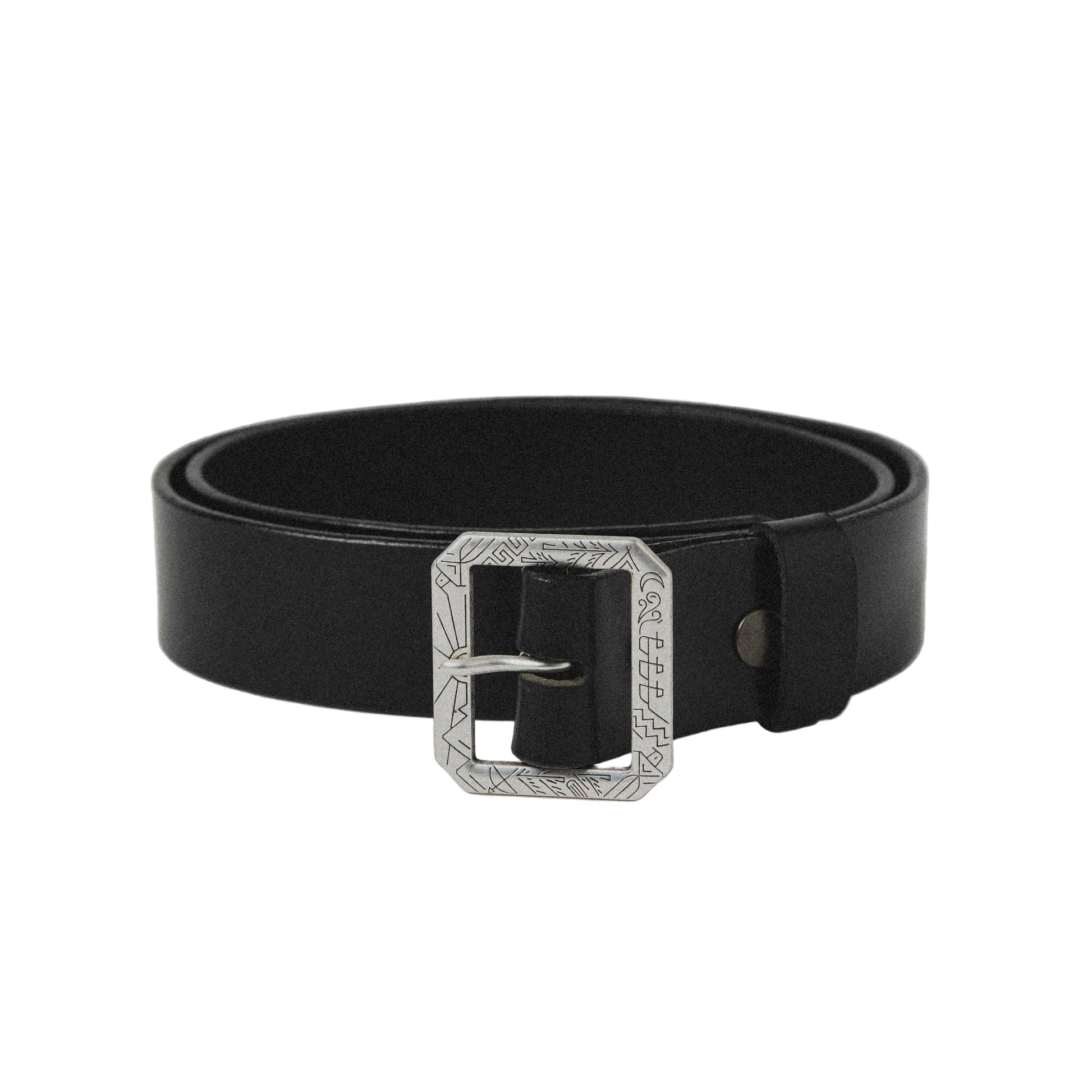 Telluride Buffalo Bill Totem Belt 40mm — Frontier — front view