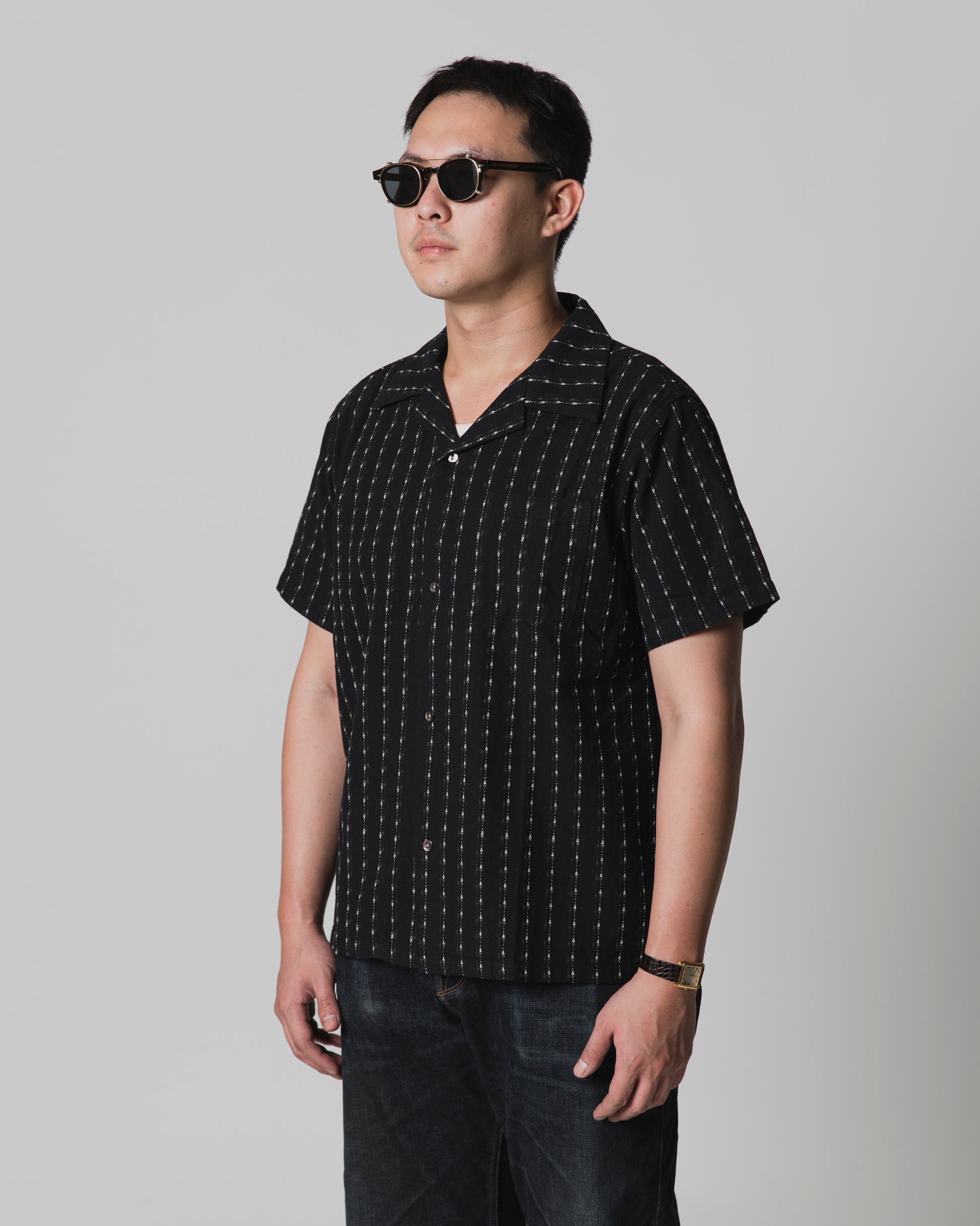 Telluride Jive Drop Dobby Shirt — Black — view 4