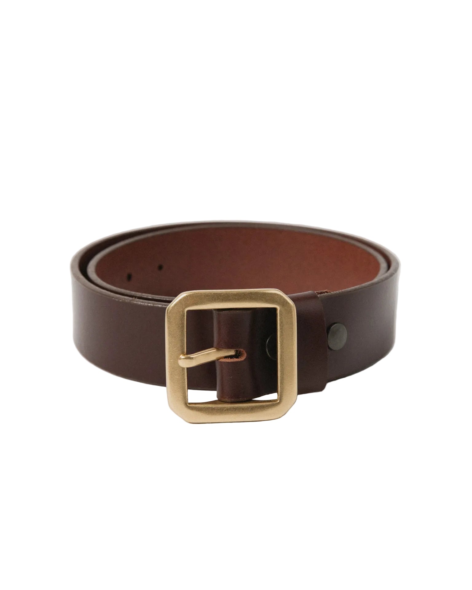TELLURIDE BUFFALO BILL ANVIL BELT 40MM - MAHOGANY