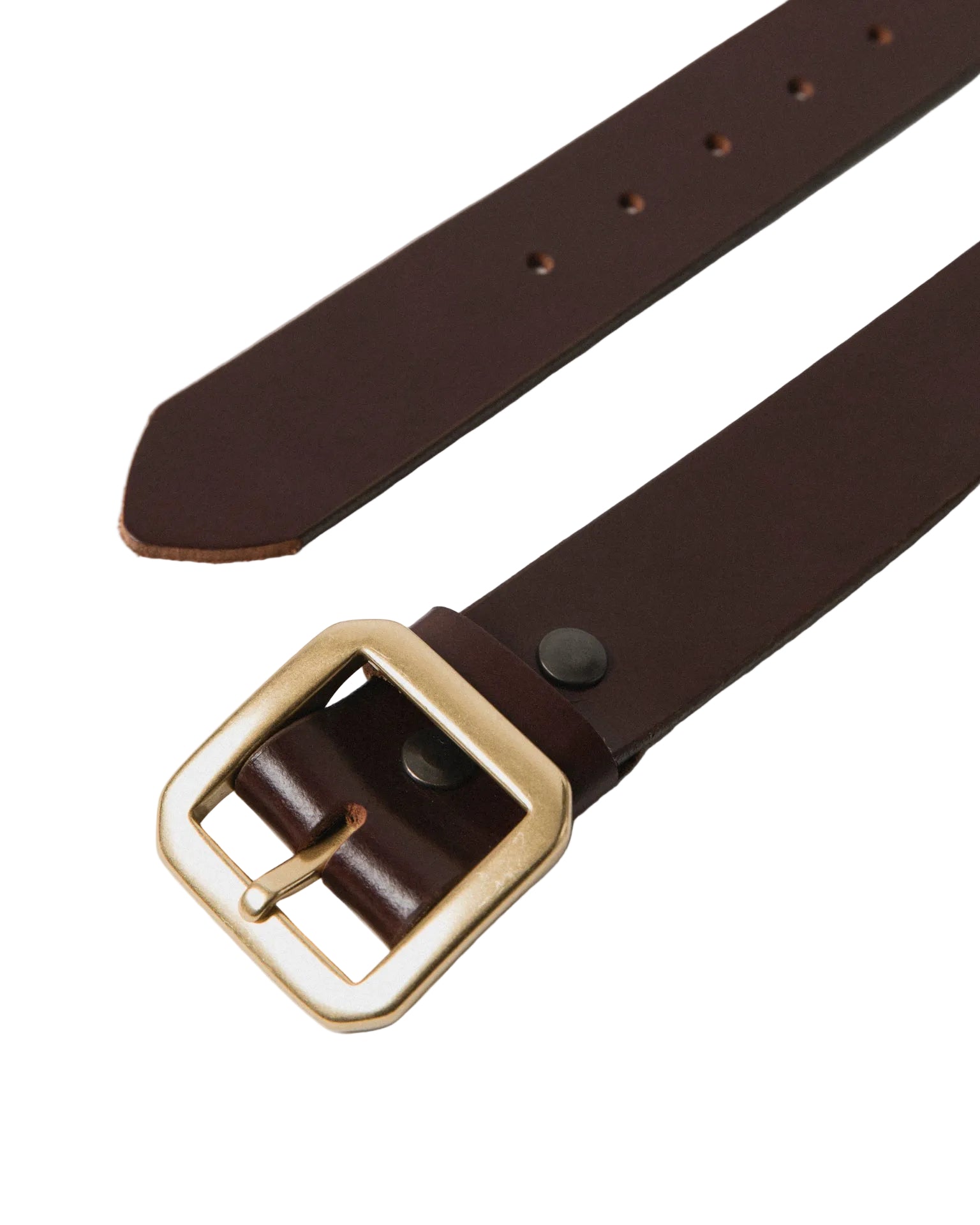 TELLURIDE BUFFALO BILL ANVIL BELT 40MM - MAHOGANY