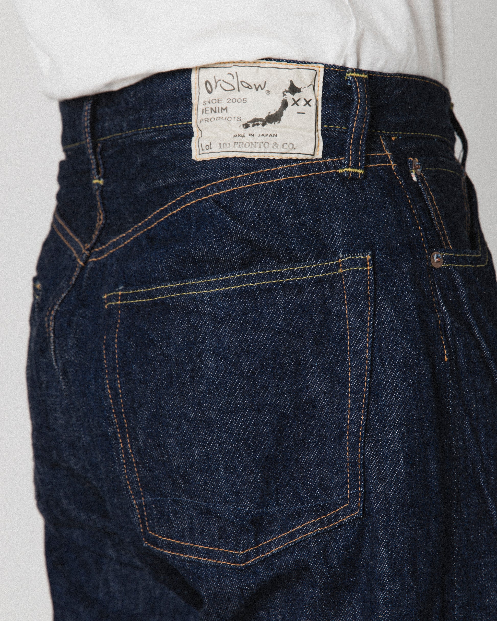 ORSLOW 101 DAD'S FIT DENIM PANTS (Pronto & Co. Exclusive) - ONE WASH