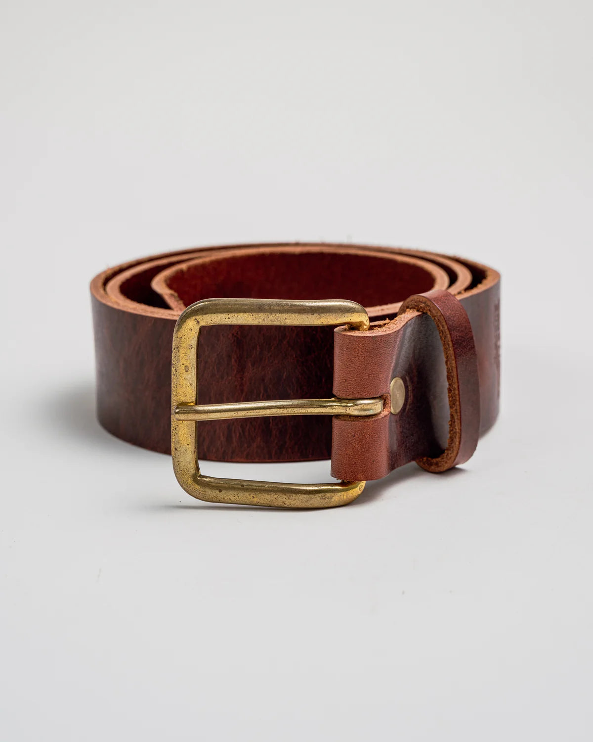 SCHOTT NYC BLT23 SCHOTT NYC STEERHIDE BELT - BROWN