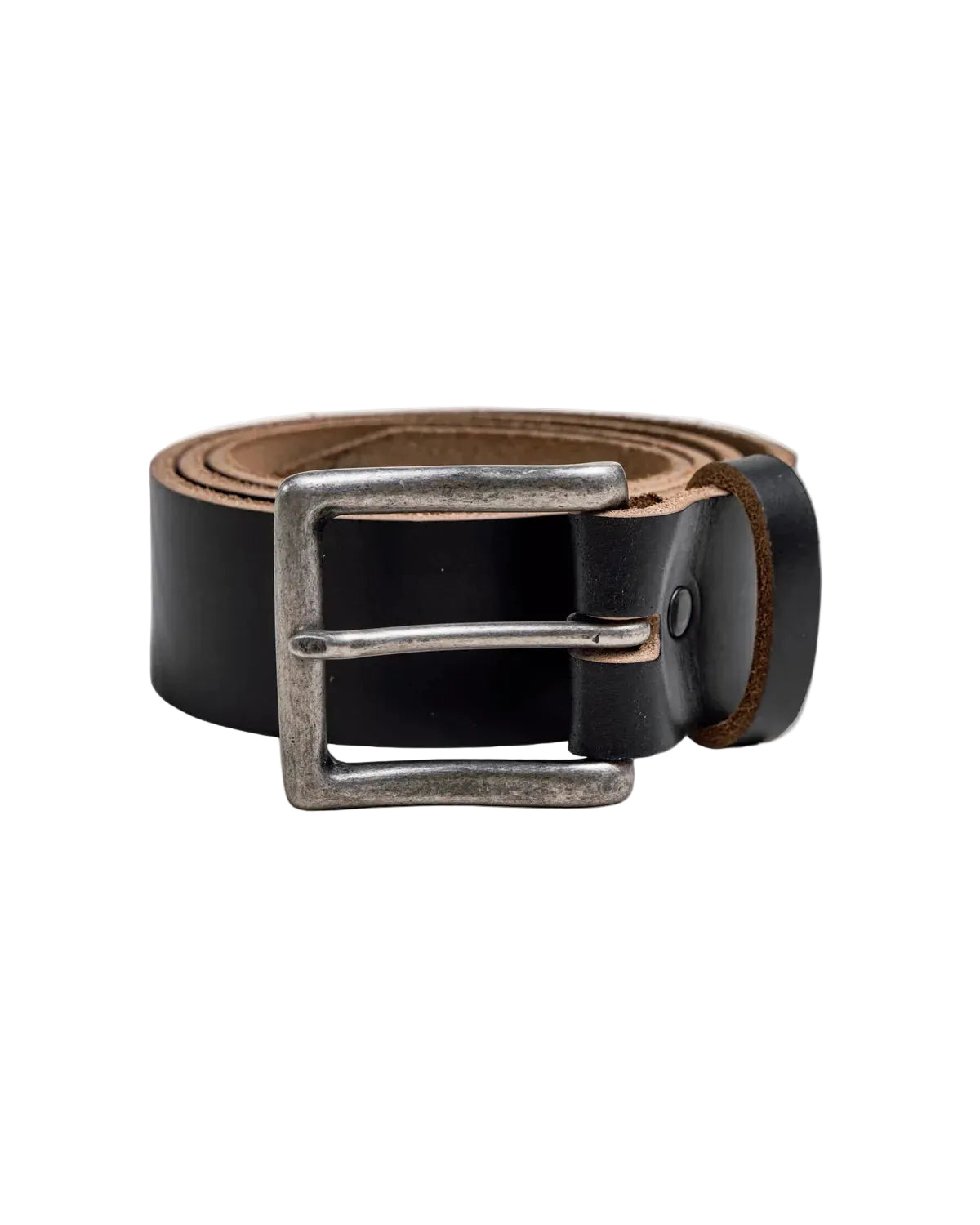 SCHOTT NYC BLT81 HORWEEN STEERHIDE BELT - BLACK