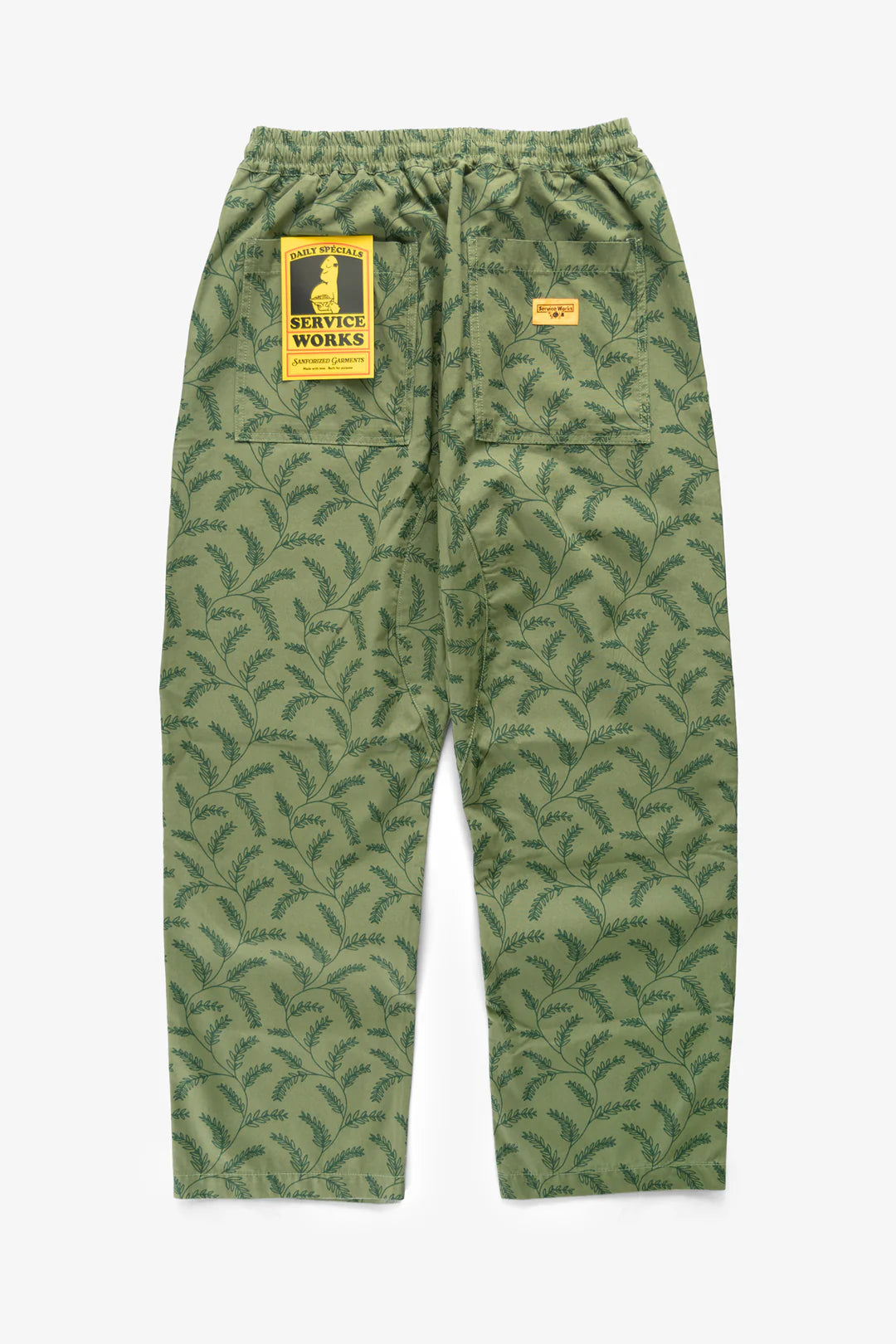 SERVICE WORKS BRANCH TWILL CHEF PANT - OLIVE