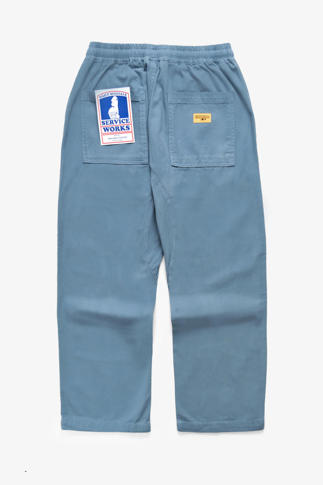 Service Works CANVAS CHEF PANT - WORK BLUE