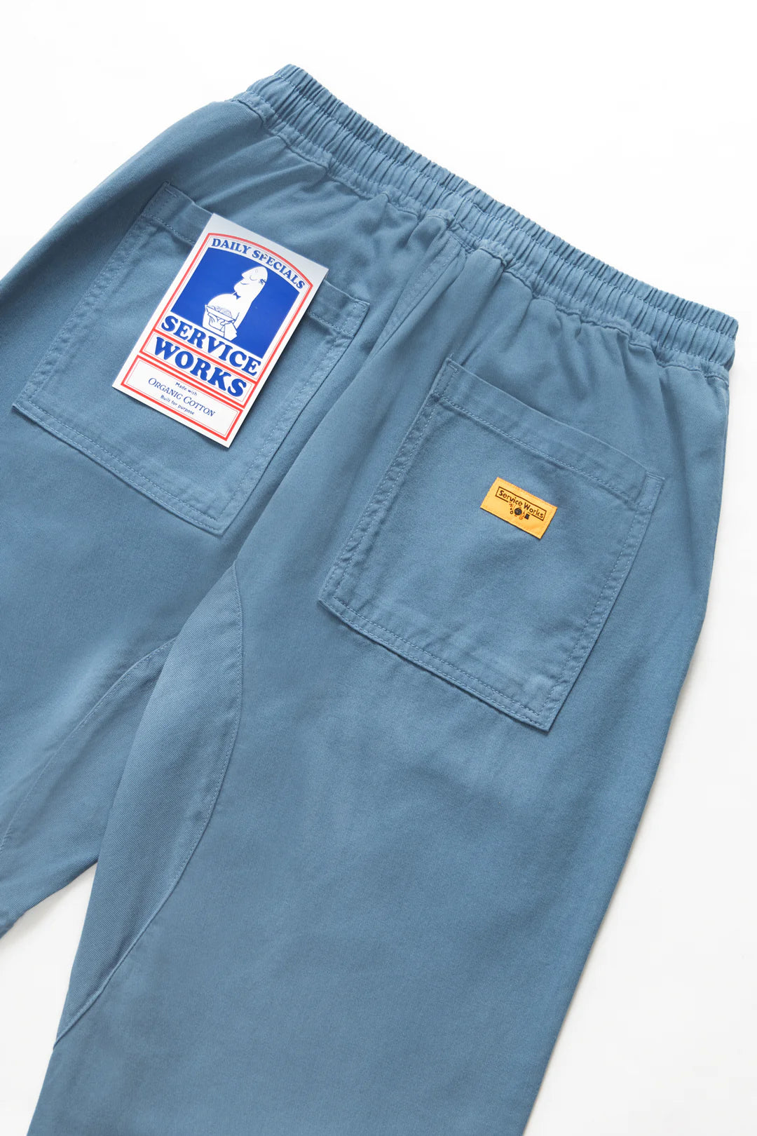 Service Works CANVAS CHEF PANT - WORK BLUE