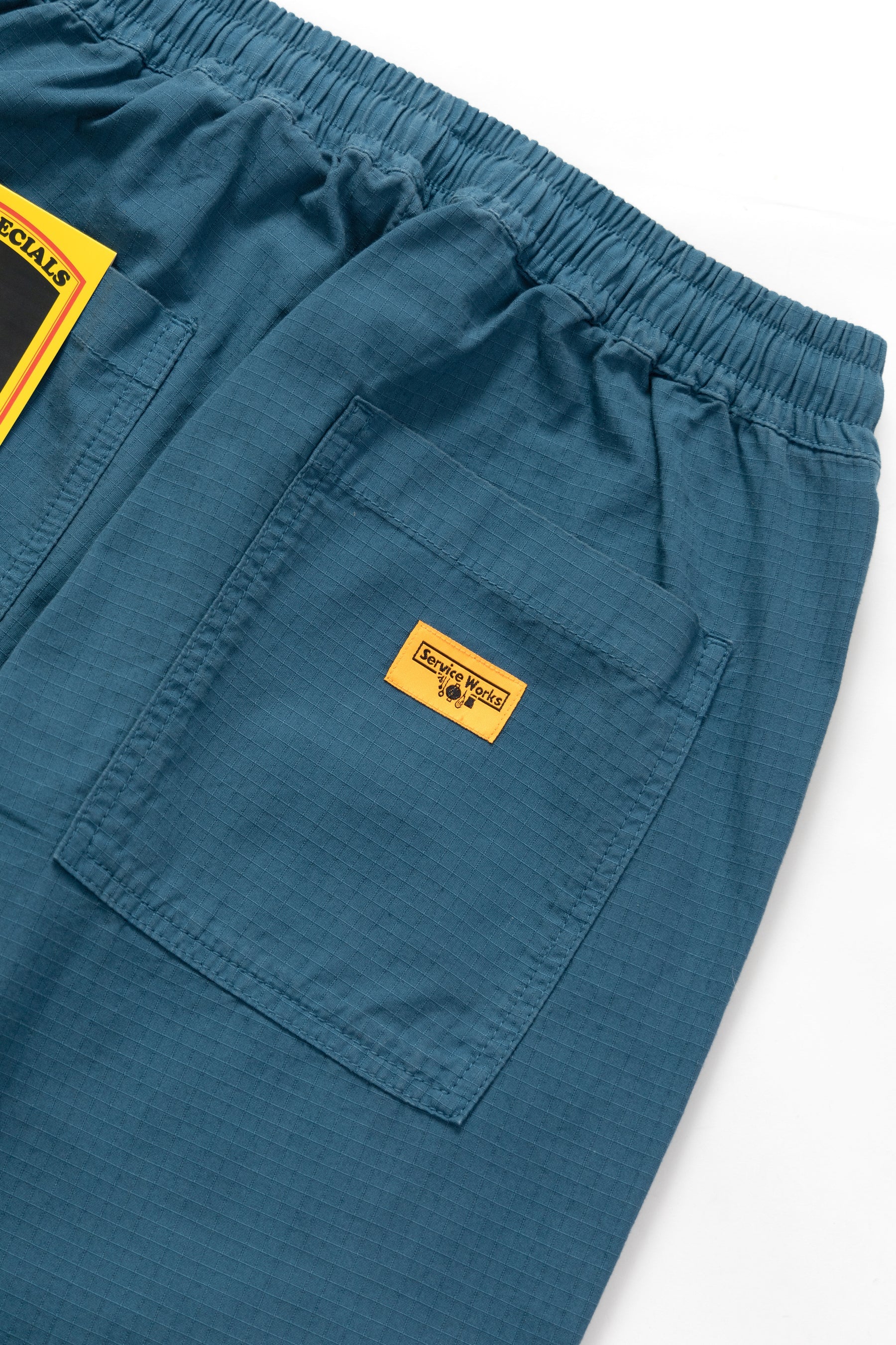 Service Works Ripstop Chef Pant — Ocean — view 5