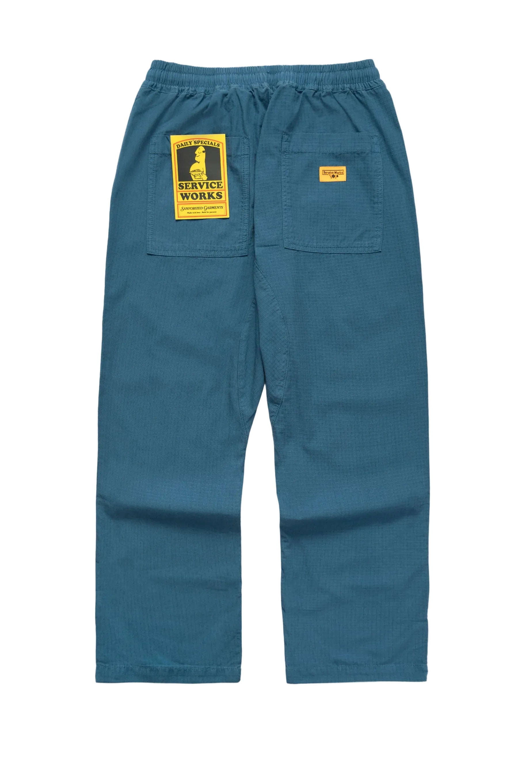 Service Works Ripstop Chef Pant — Ocean — view 2