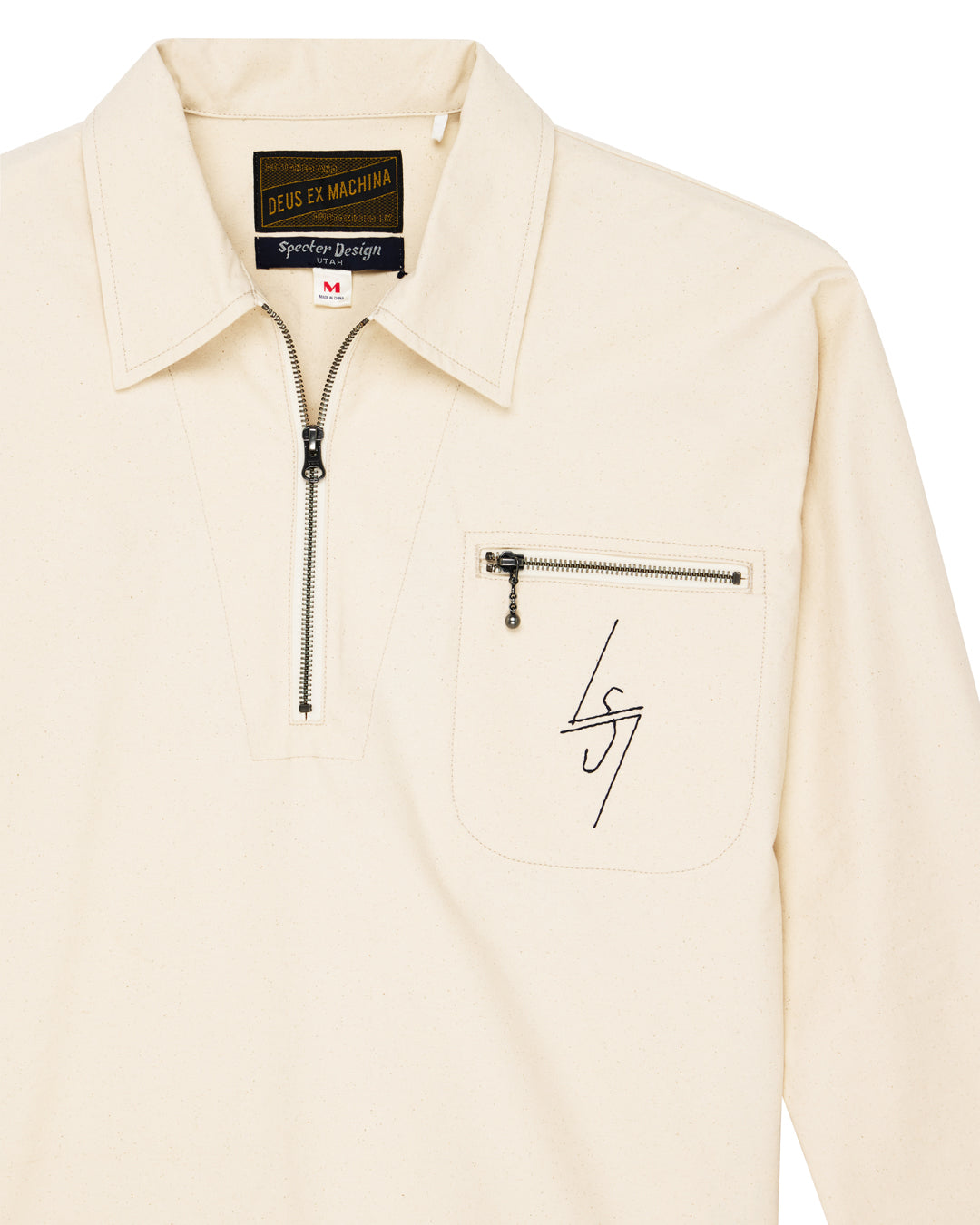 DEUS EX MACHINA SPECTER SMOCK SHIRT - NATURAL