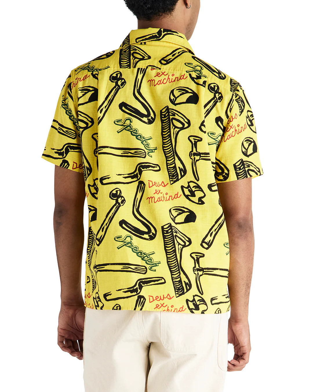 DEUS EX MACHINA SPECTER TOOLS SS SHIRT - CANARY YELLOW
