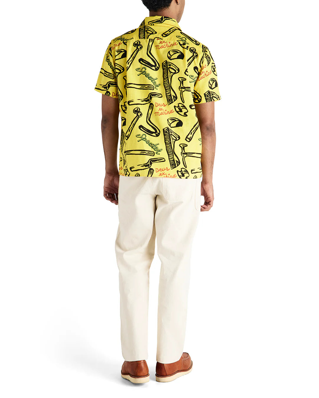DEUS EX MACHINA SPECTER TOOLS SS SHIRT - CANARY YELLOW
