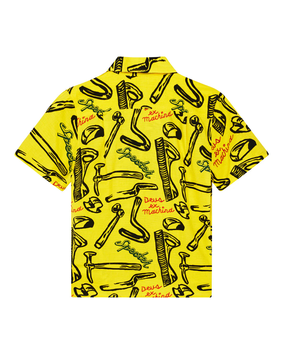DEUS EX MACHINA SPECTER TOOLS SS SHIRT - CANARY YELLOW