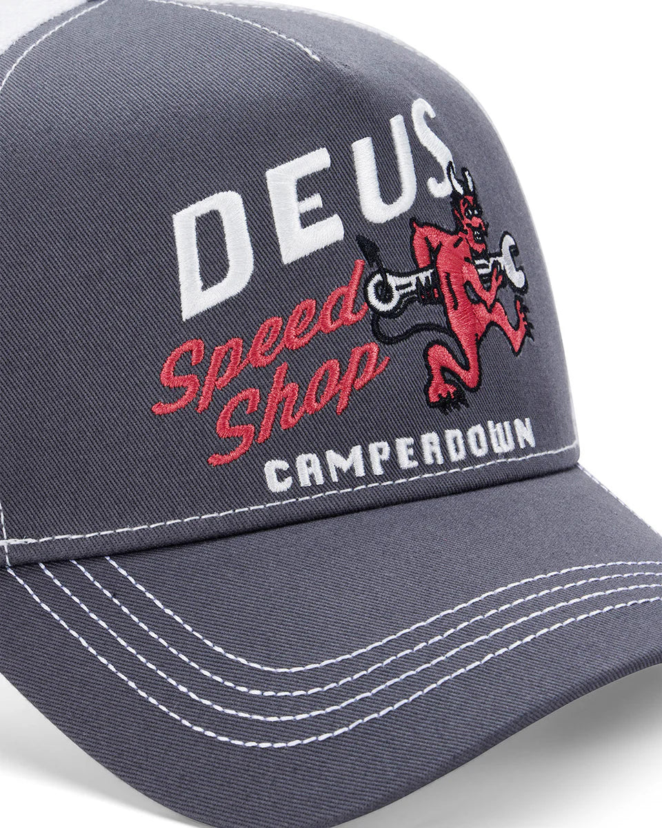 DEUS EX MACHINA DOGLEG TRUCKER - DARK GREY
