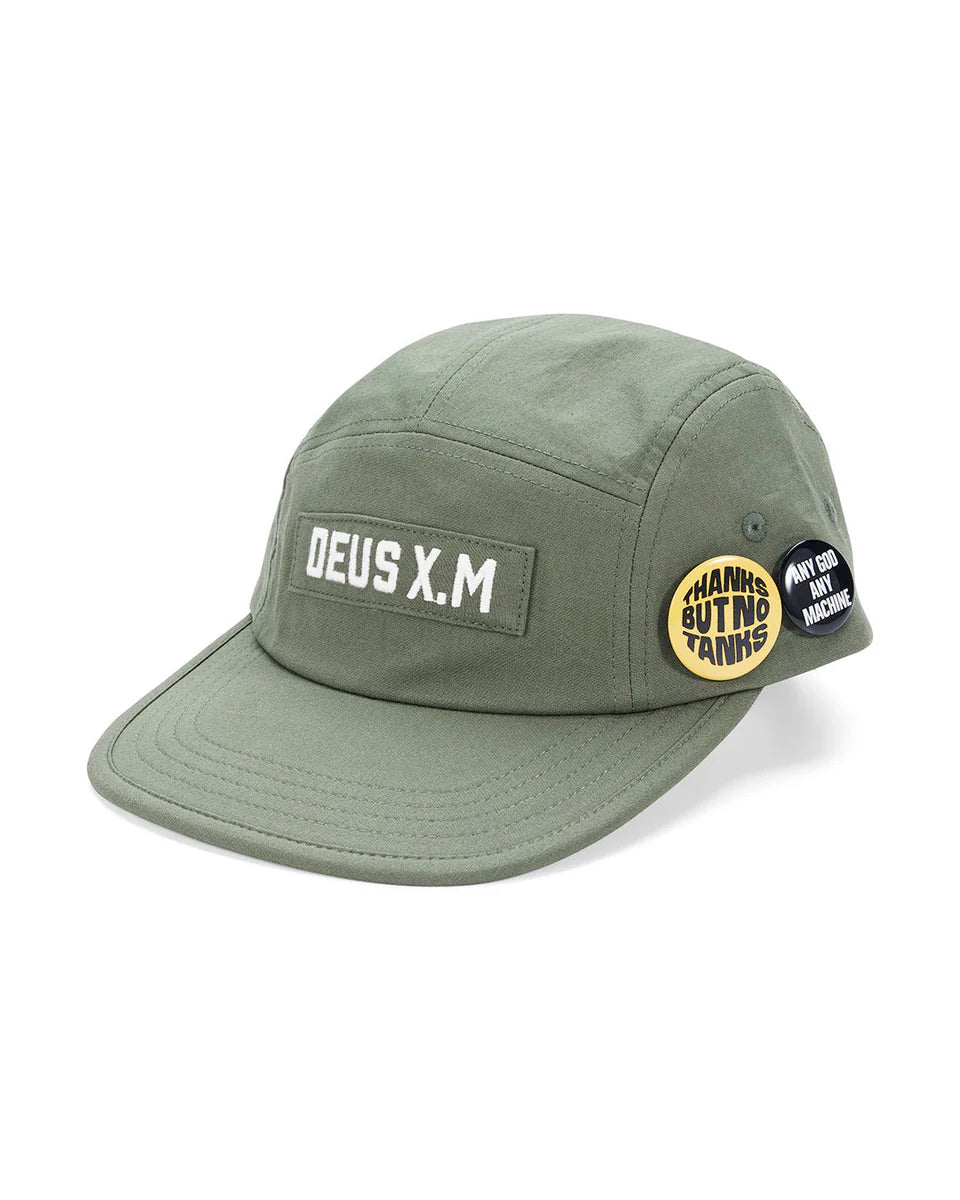 DEUS EX MACHINA POWER 5 PANEL CAP - PINE GREEN