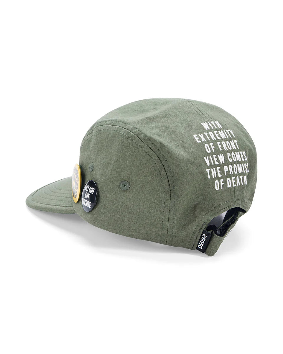 DEUS EX MACHINA POWER 5 PANEL CAP - PINE GREEN