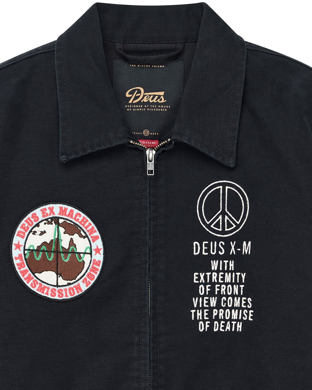 DEUS EX MACHINA Fugazi Souvenir Jacket - Black