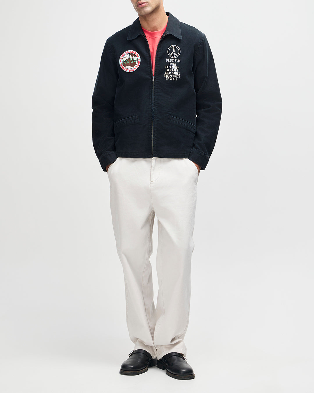DEUS EX MACHINA Fugazi Souvenir Jacket - Black