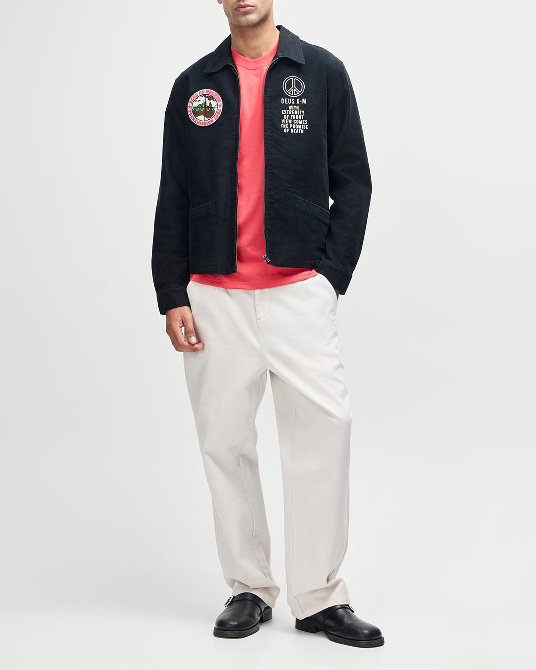 DEUS EX MACHINA Fugazi Souvenir Jacket - Black