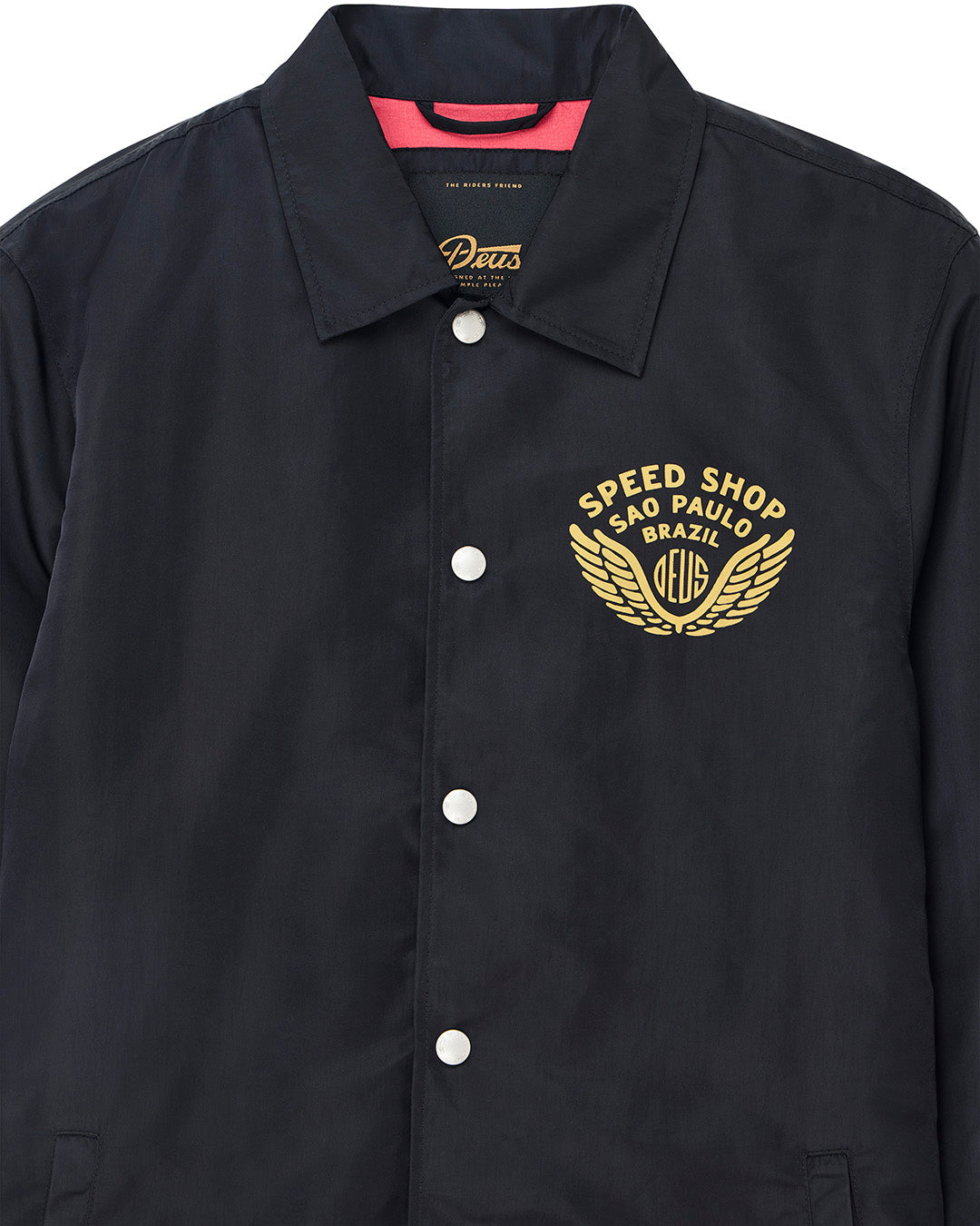 DEUS EX MACHINA Munificence Nylon Coach - Black