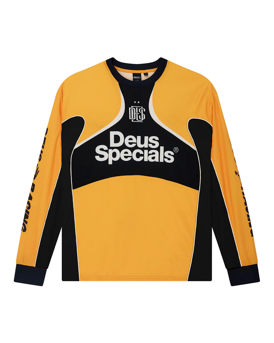 DEUS EX MACHINA SPECTACLE MOTO JERSEY - GOLD