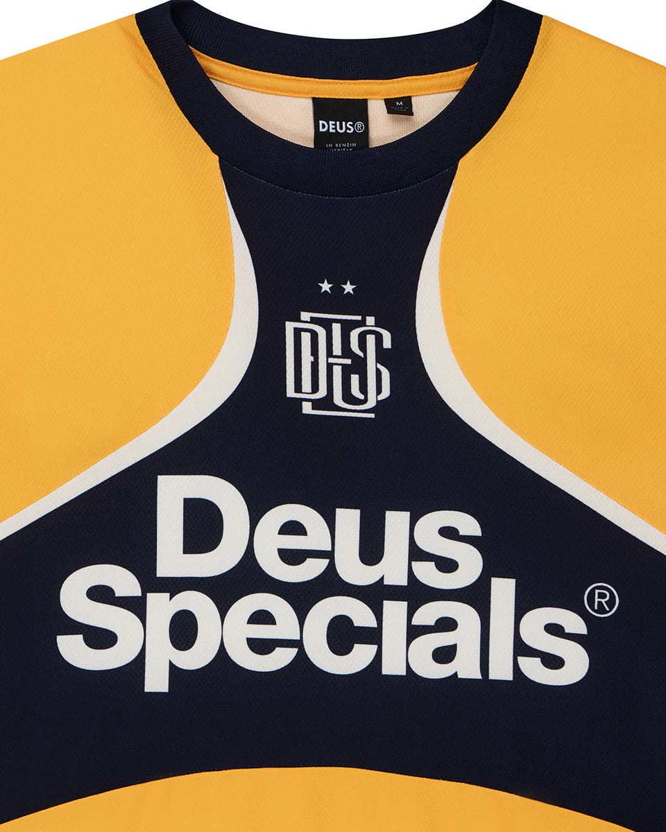 DEUS EX MACHINA SPECTACLE MOTO JERSEY - GOLD