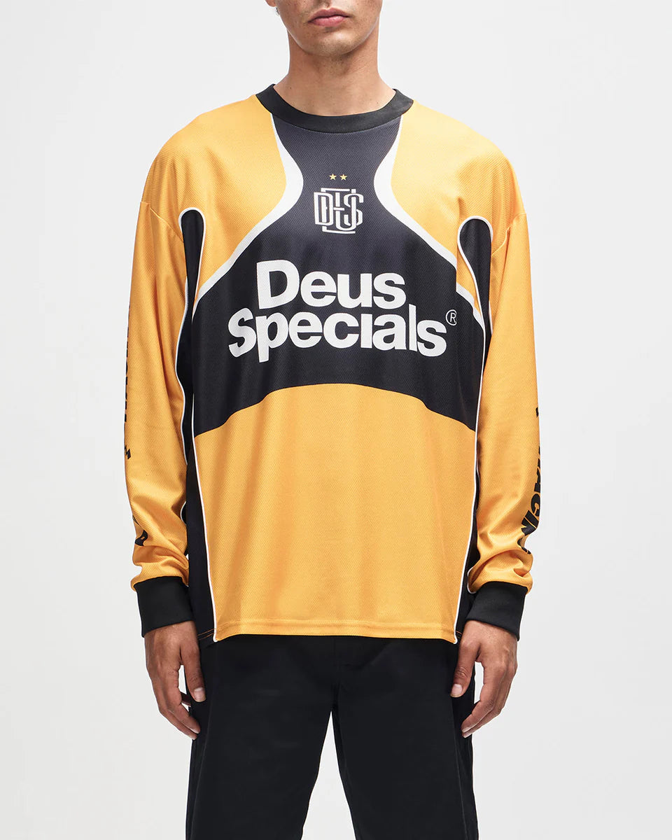 DEUS EX MACHINA SPECTACLE MOTO JERSEY - GOLD