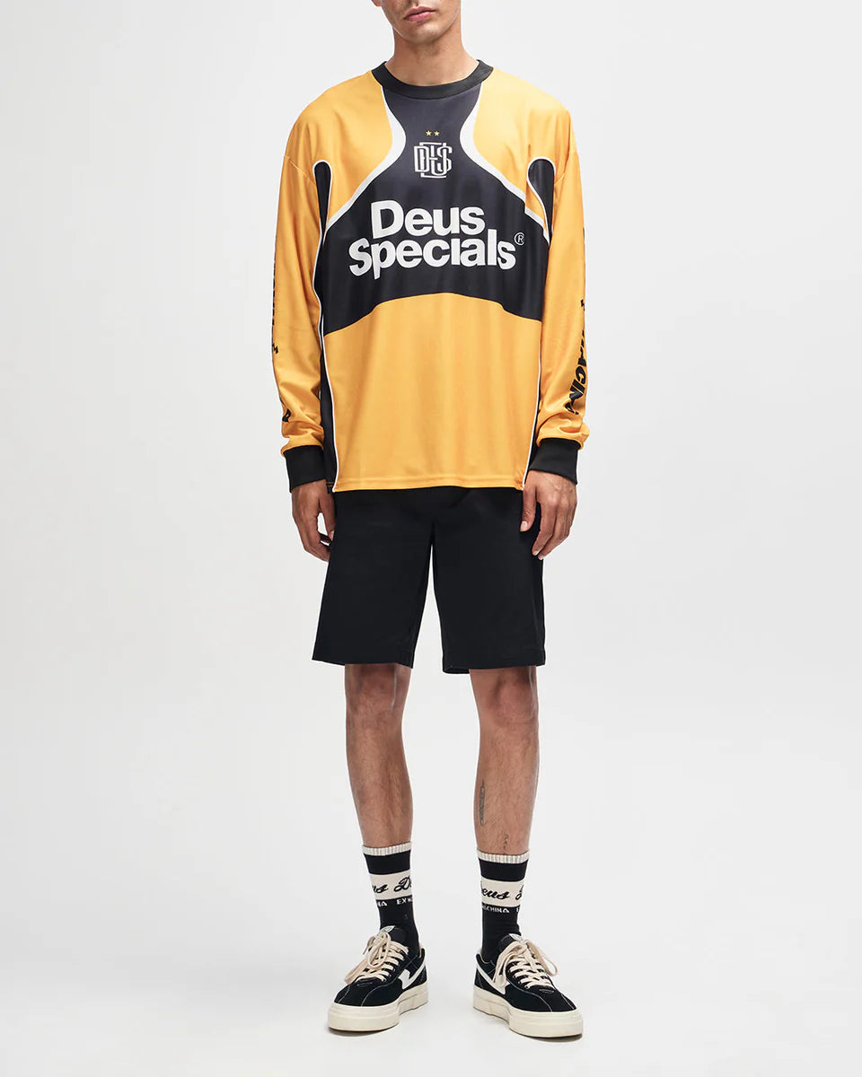 DEUS EX MACHINA SPECTACLE MOTO JERSEY - GOLD