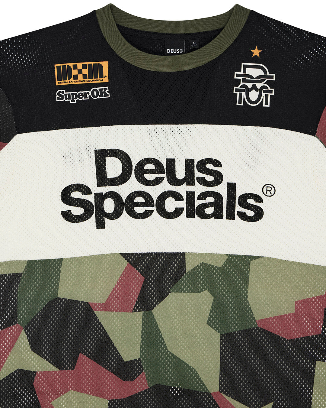 DEUS EX MACHINA Colt Ryder Moto Jersey - Camo