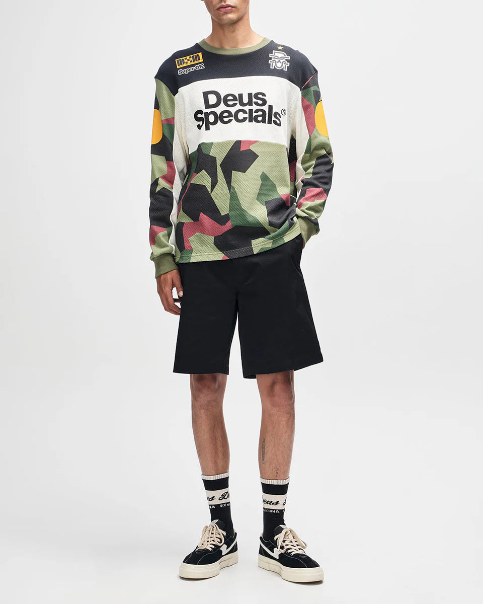 DEUS EX MACHINA COLT RYDER MOTO JERSEY - CAMO