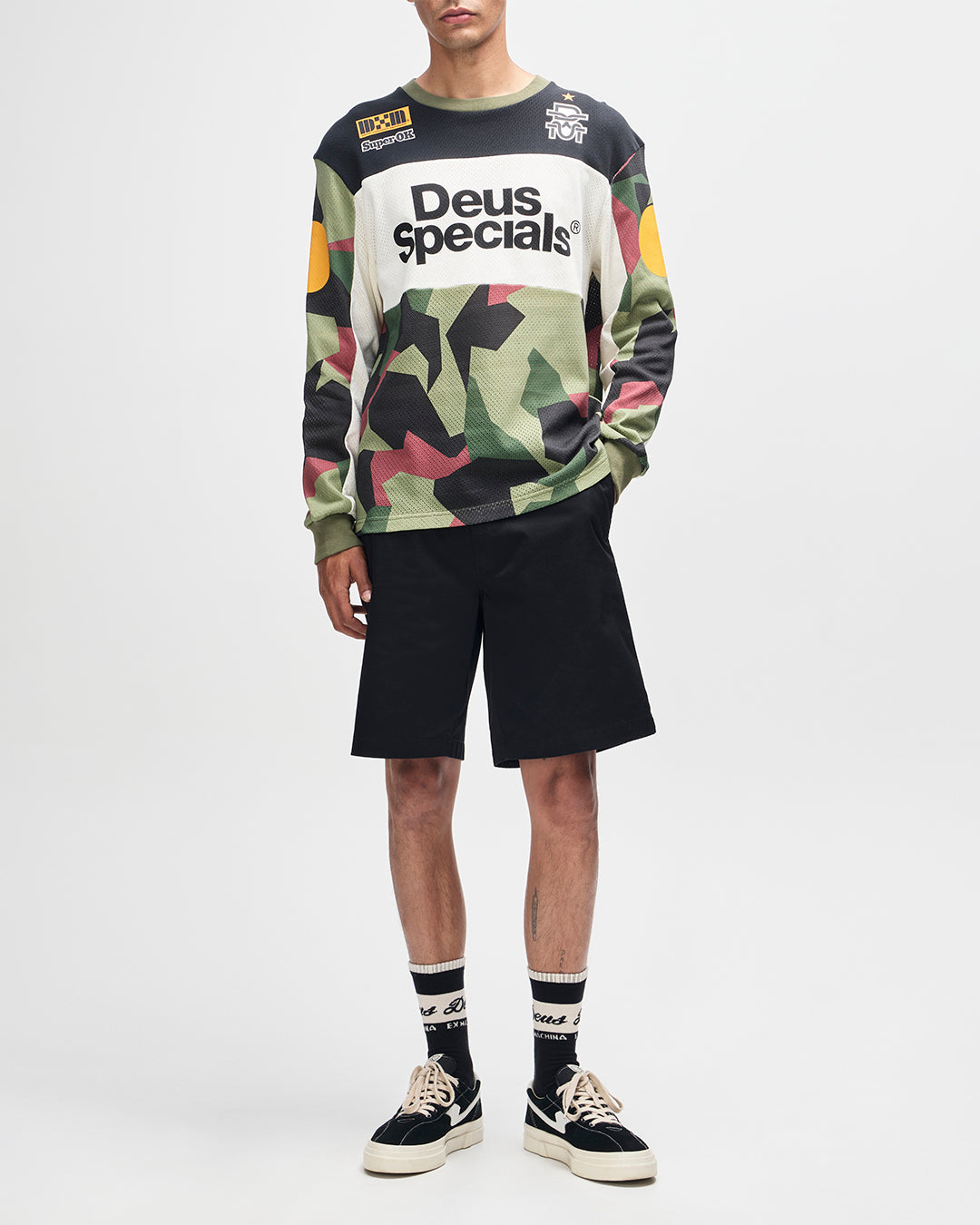 DEUS EX MACHINA Colt Ryder Moto Jersey - Camo