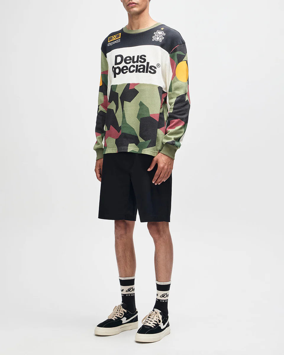 DEUS EX MACHINA COLT RYDER MOTO JERSEY - CAMO