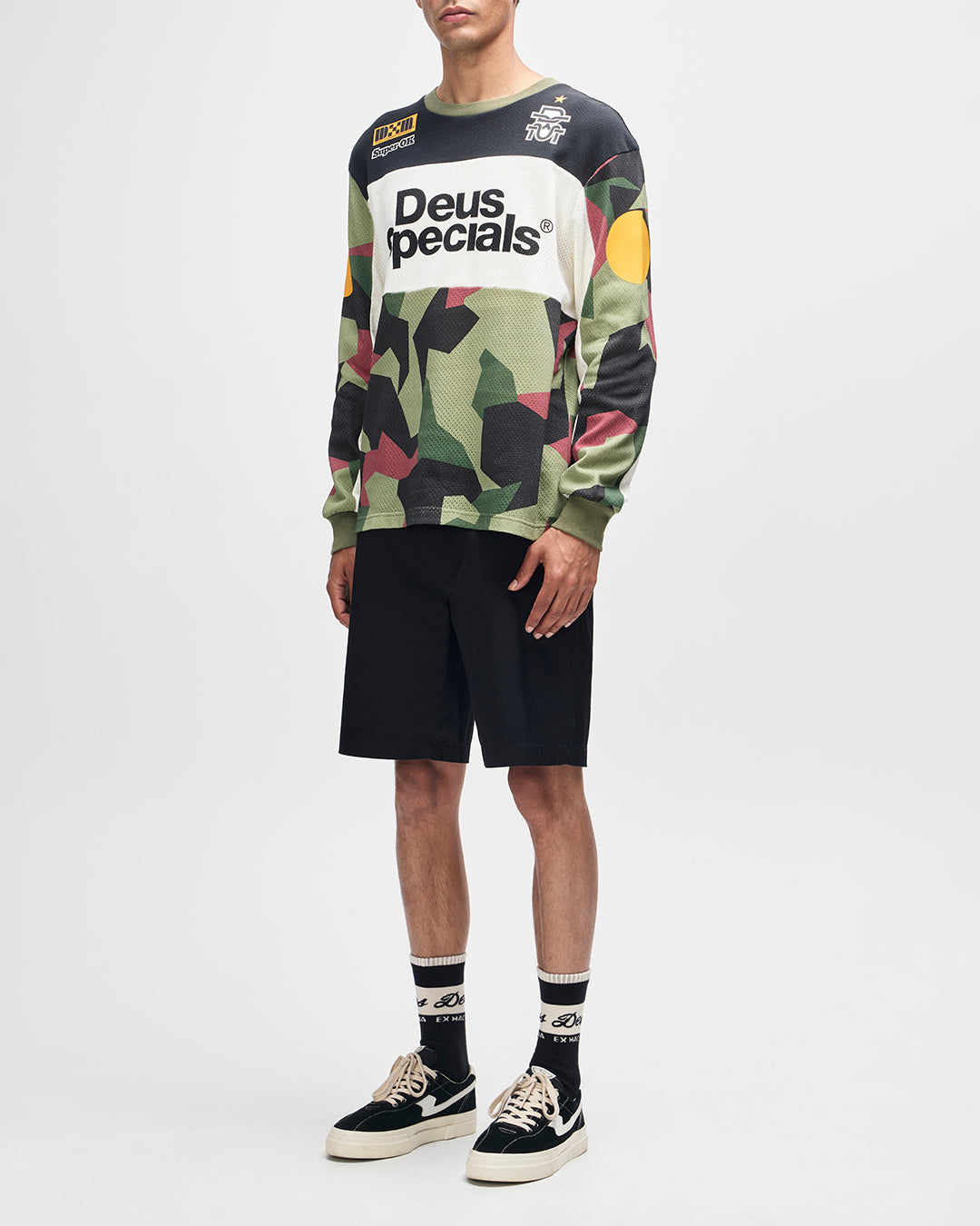 DEUS EX MACHINA Colt Ryder Moto Jersey - Camo