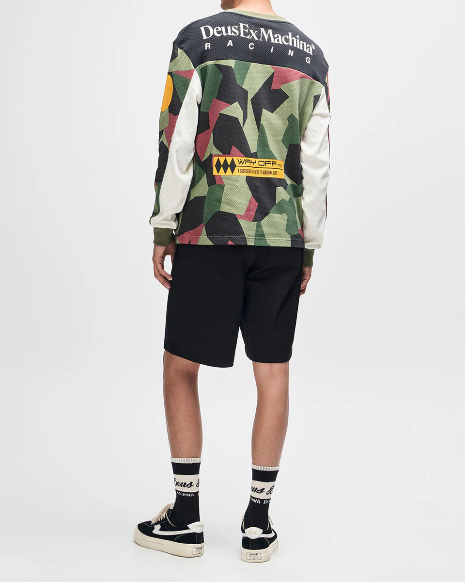 DEUS EX MACHINA COLT RYDER MOTO JERSEY - CAMO