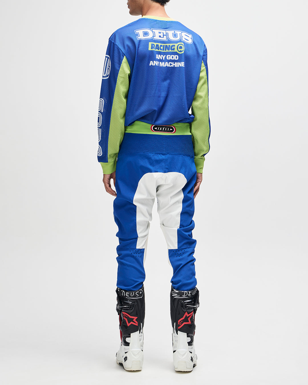 DEUS EX MACHINA Step Out Moto Jersey - Blue