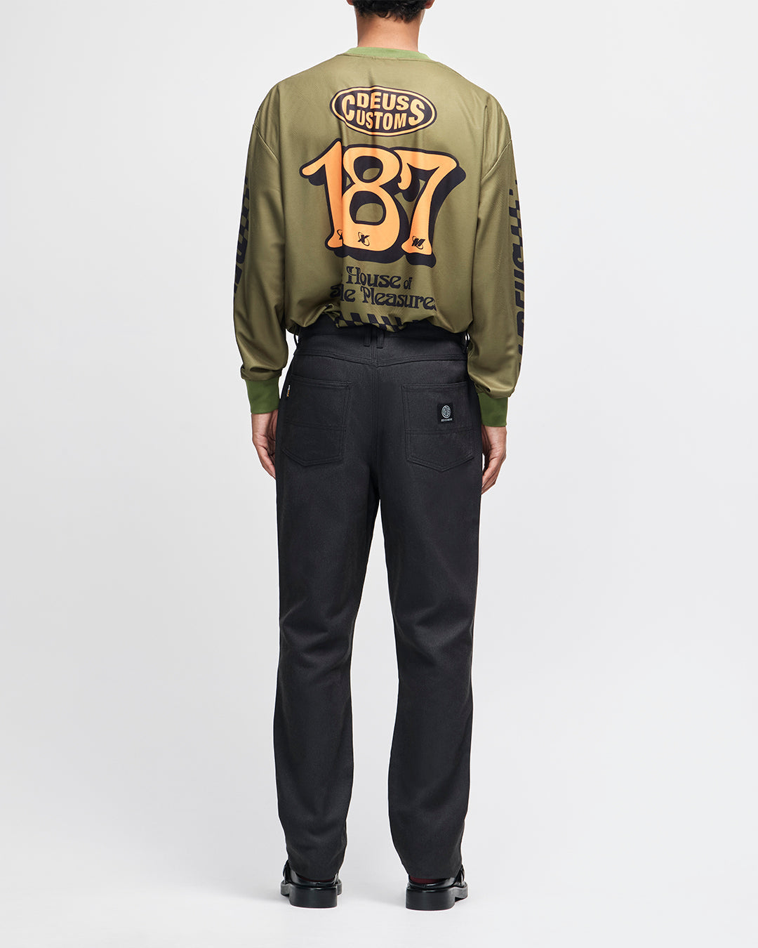 DEUS EX MACHINA RIDERS FRIEND JEAN - BLACK