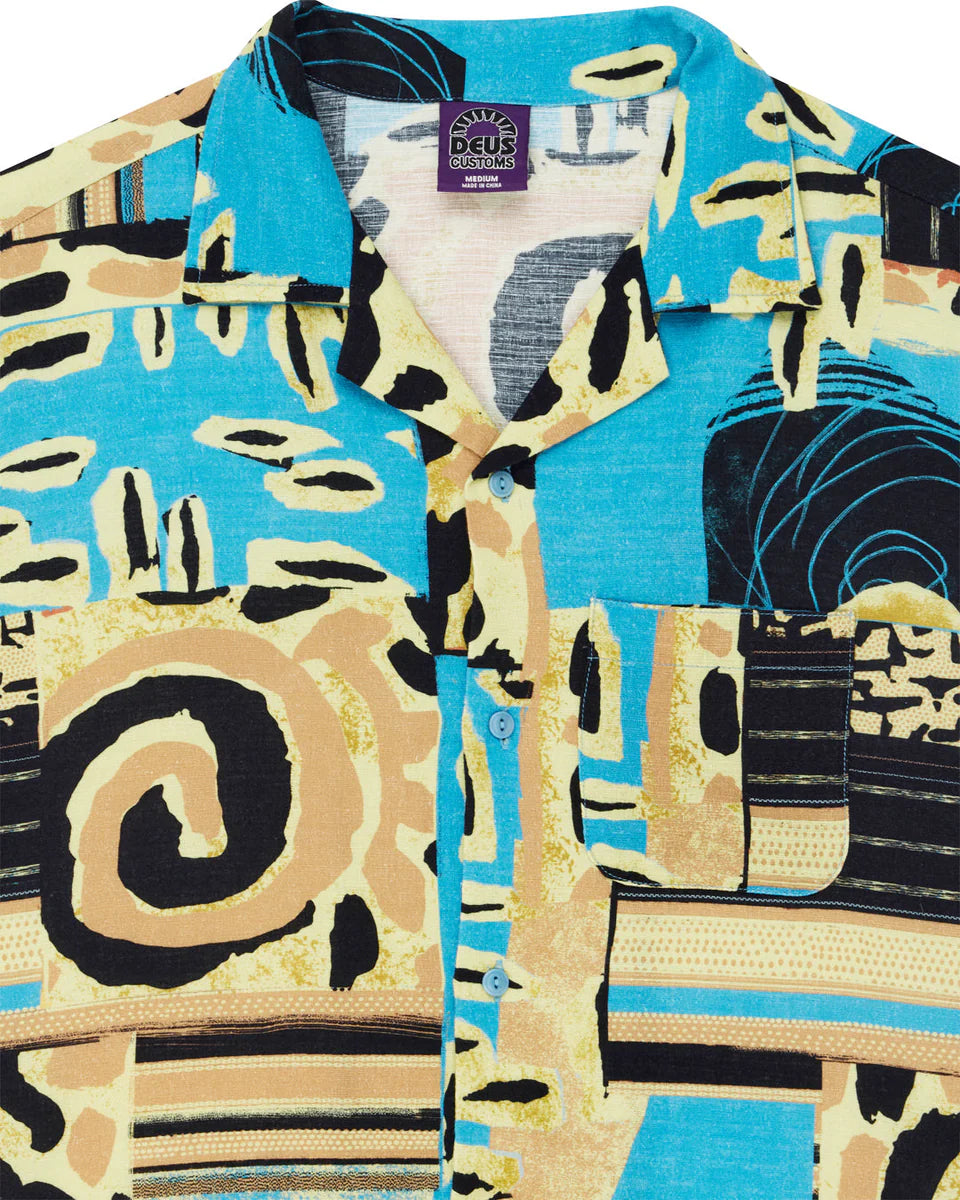 DEUS EX MACHINA FREAMON SHIRT - YELLOW