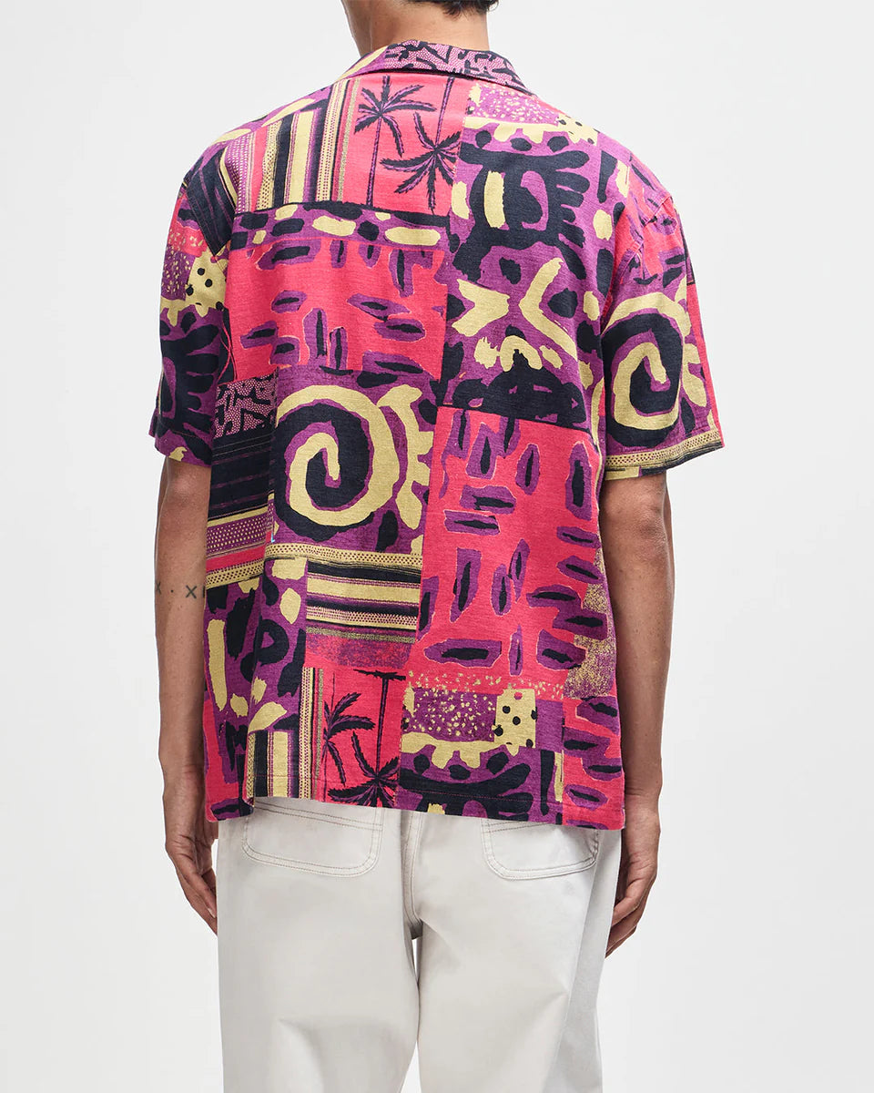DEUS EX MACHINA FREAMON SHIRT - MELON RED