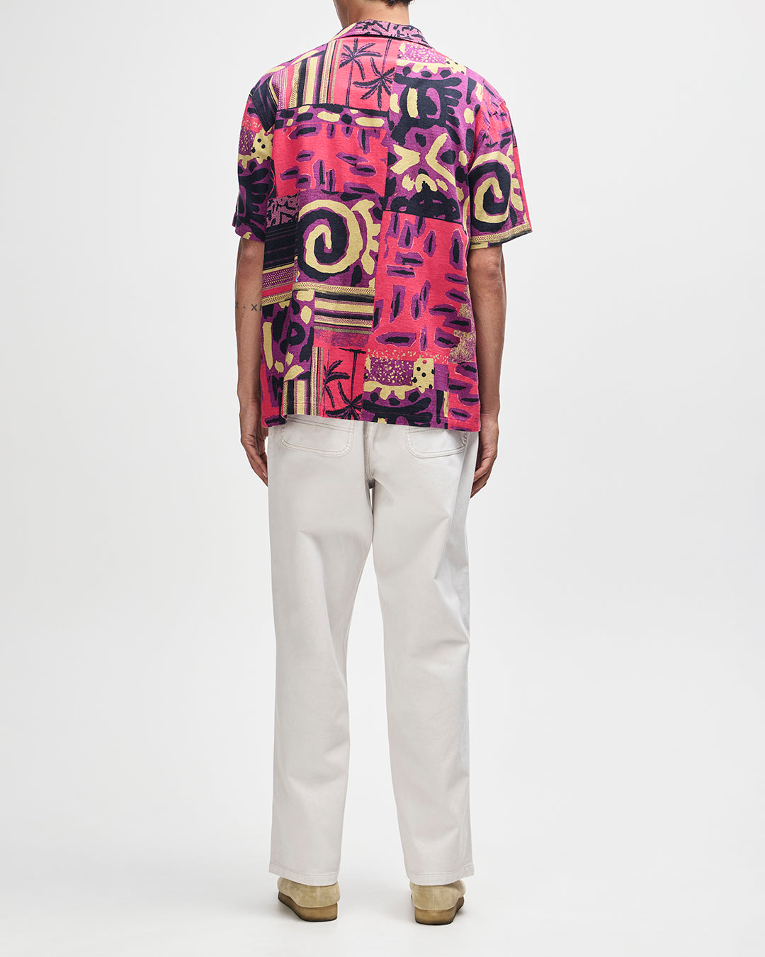 DEUS EX MACHINA Freamon Shirt - Melon Red
