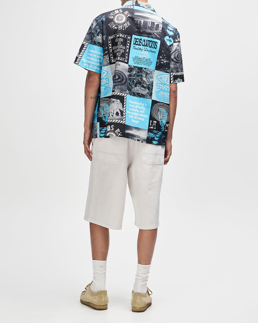 DEUS EX MACHINA Washed Away Shirt - Caviar