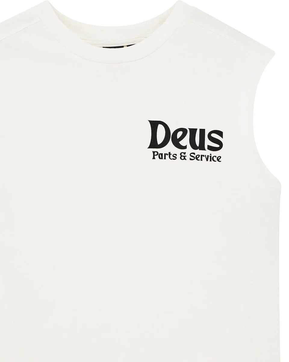 DEUS EX MACHINA KNUCKLEBONES MUSCLE - DIRTY WHITE
