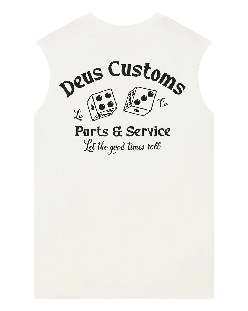 DEUS EX MACHINA KNUCKLEBONES MUSCLE - DIRTY WHITE