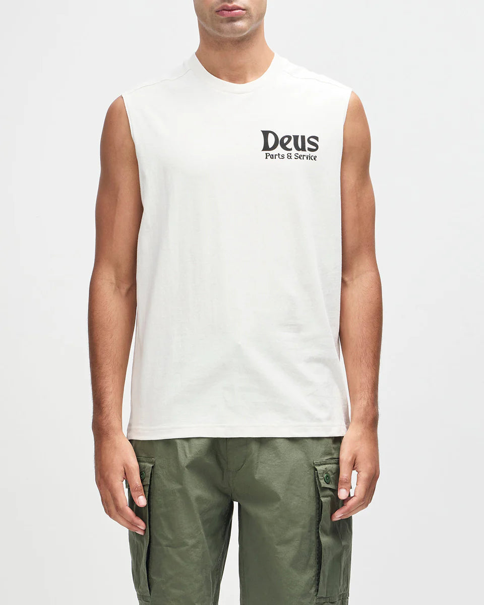 DEUS EX MACHINA KNUCKLEBONES MUSCLE - DIRTY WHITE