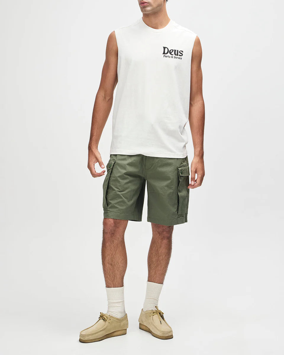 DEUS EX MACHINA KNUCKLEBONES MUSCLE - DIRTY WHITE