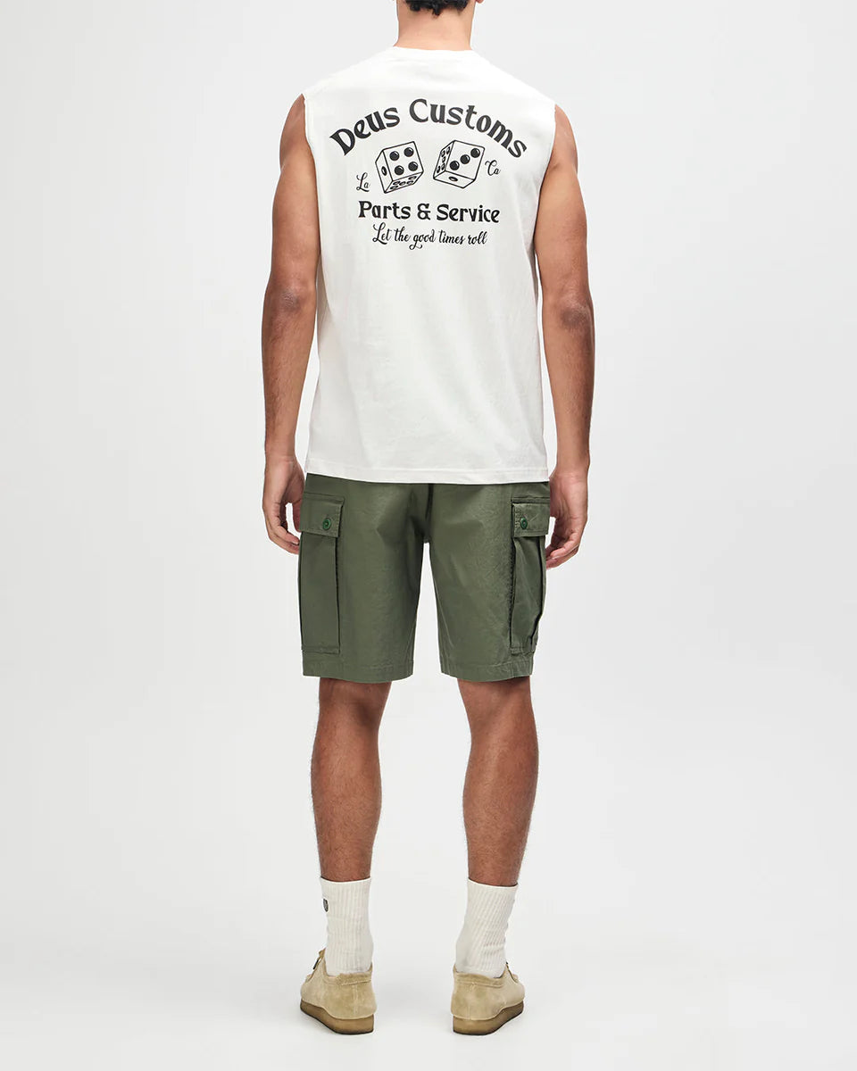 DEUS EX MACHINA KNUCKLEBONES MUSCLE - DIRTY WHITE