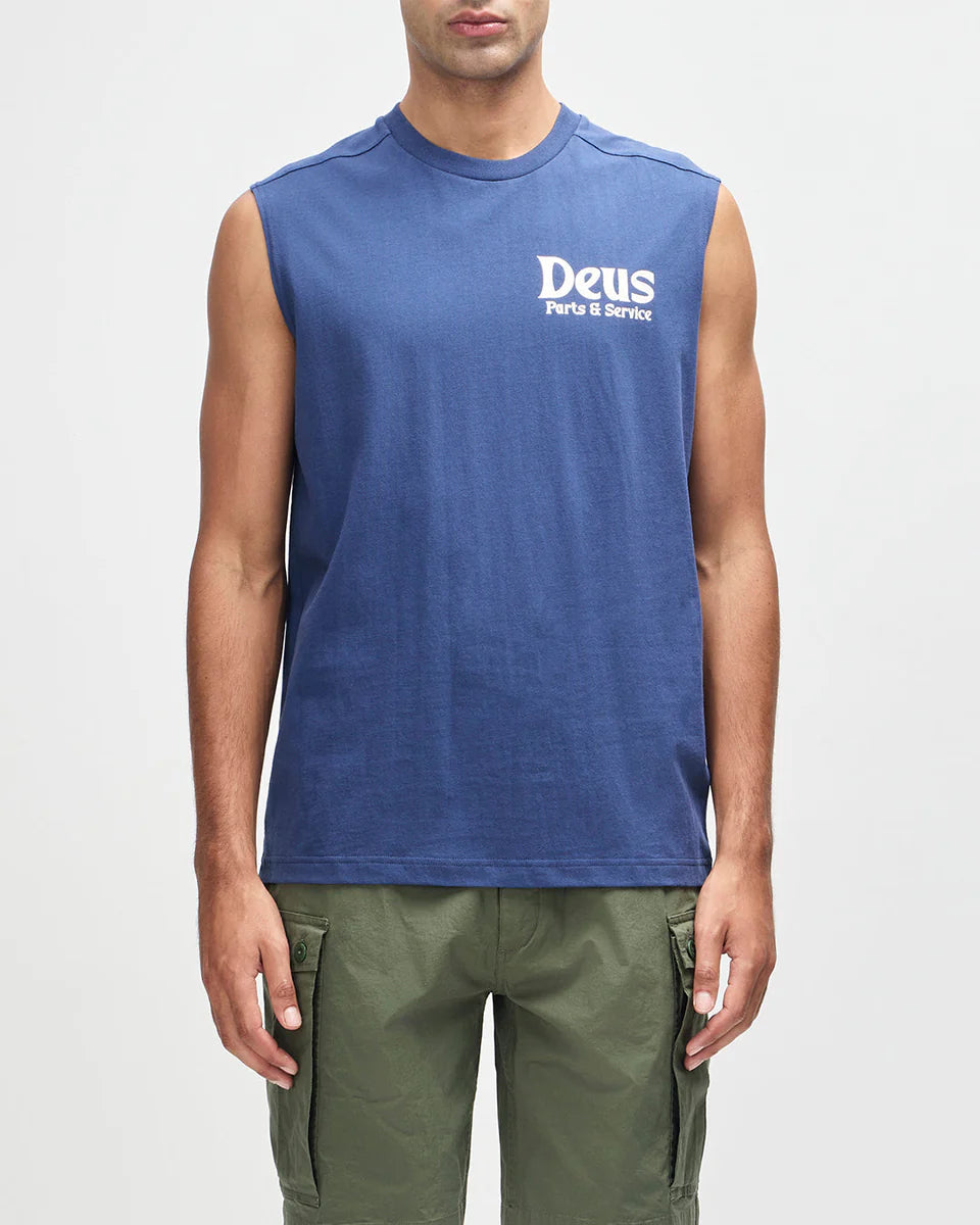 DEUS EX MACHINA KNUCKLEBONES MUSCLE - MECHANIC BLUE