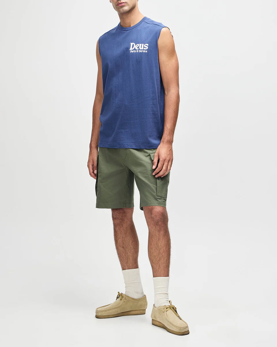 DEUS EX MACHINA KNUCKLEBONES MUSCLE - MECHANIC BLUE