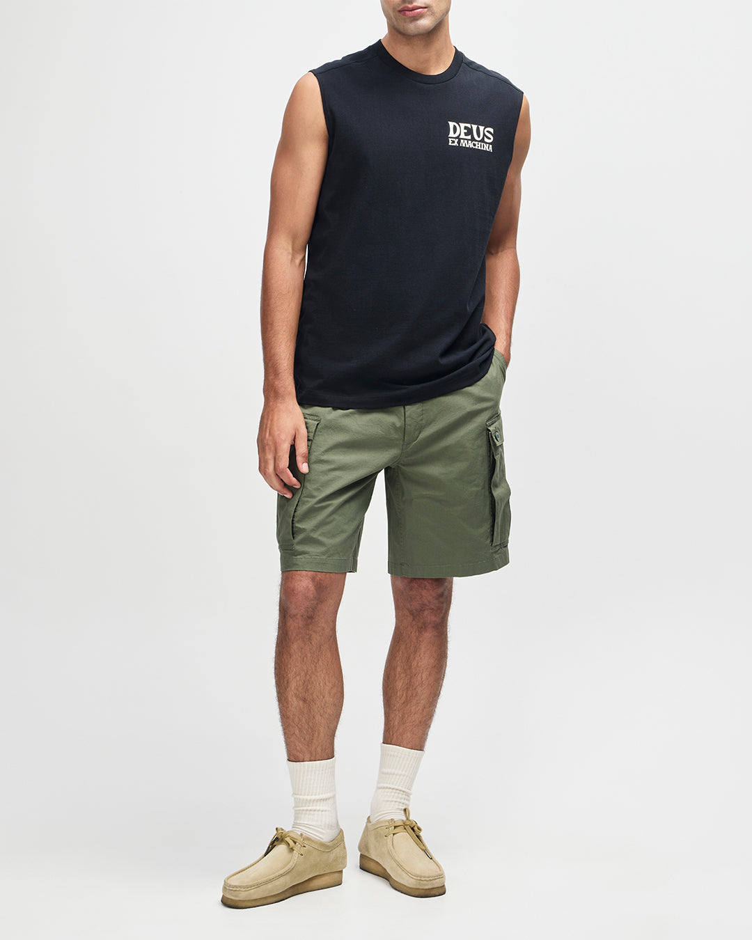 DEUS EX MACHINA Chinook Muscle - Black