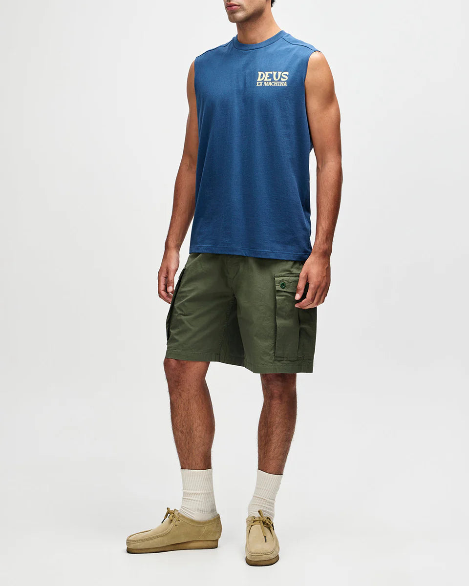 DEUS EX MACHINA CHINOOK MUSCLE - MECHANIC BLUE